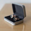 Sculpted Stainless Steel Cufflinks