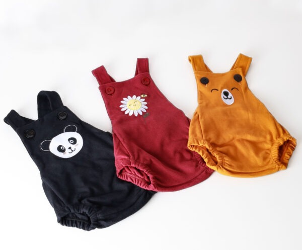 Soft Organic Cotton Romper Set